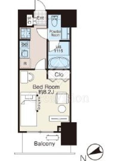 AIFLAT四谷若葉 (アイフラット四谷若葉)　403号室　間取り