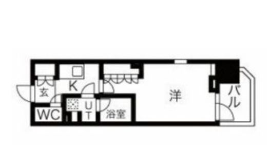 N'sパークレジデンス新宿御苑　201号室　間取り
