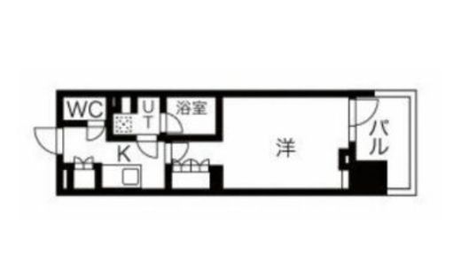 N'sパークレジデンス新宿御苑　803号室　間取り