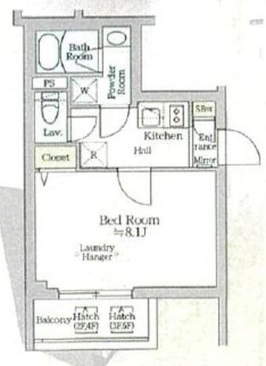 アイルプレミアム西新宿　307号室　間取り