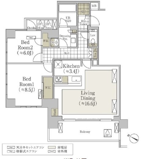 S.CLASSE松濤 (エスクラッセ松濤)　301号室　間取り