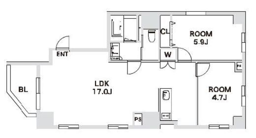 エスペランサ神宮前　301号室　間取り