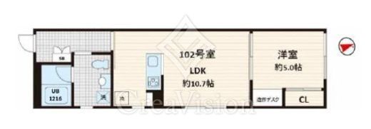 Fullea白金台　102号室　間取り
