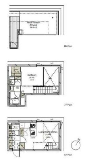 AUBE TAKANAWA　603号室　間取り