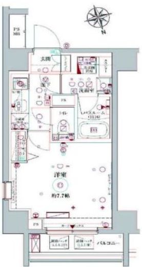 ラグディア北新宿　403号室　間取り