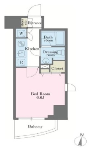 アジールコート西新宿　1103号室　間取り