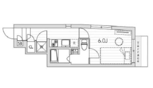 グランデュオ代々木公園4 (GranDuo Yoyogikoen4)　101号室　間取り