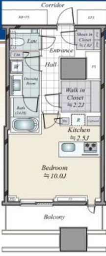 三田ガーデンヒルズ NORTH HILL　1311号室　間取り