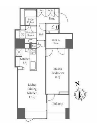 三田ガーデンヒルズ NORTH HILL　13F2号室　間取り