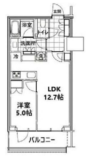 三田ガーデンヒルズ NORTH HILL　312号室　間取り
