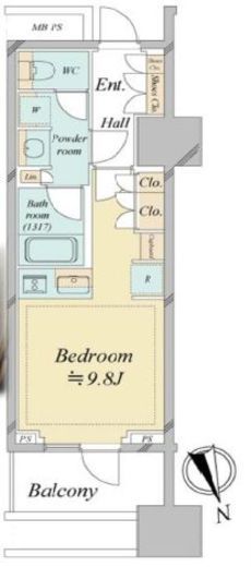 三田ガーデンヒルズ NORTH HILL　716号室　間取り