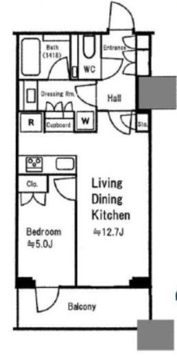 三田ガーデンヒルズ NORTH HILL　7F1号室　間取り