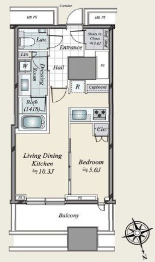 三田ガーデンヒルズ NORTH HILL　10F1号室　間取り