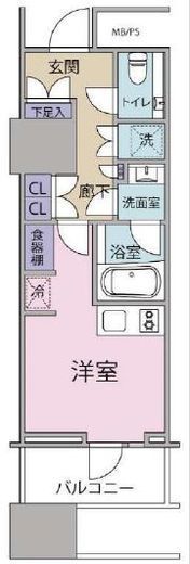 三田ガーデンヒルズ NORTH HILL　14F6号室　間取り