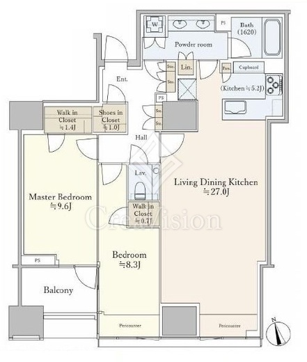 三田ガーデンヒルズ NORTH HILL　505号室　間取り