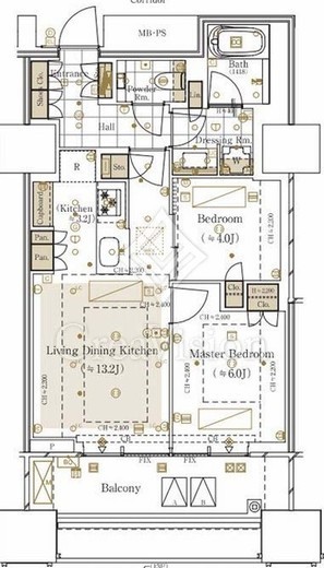三田ガーデンヒルズ NORTH HILL　918号室　間取り