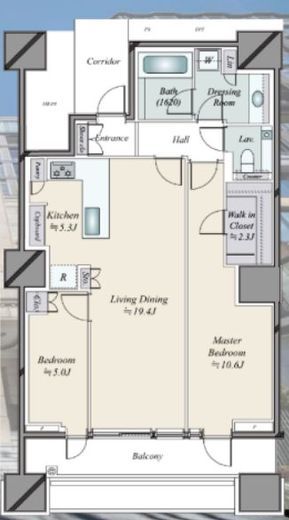 三田ガーデンヒルズ SOUTH HILL　3F3号室　間取り