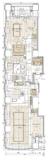 三田ガーデンヒルズ PARK MANSION　801号室　間取り