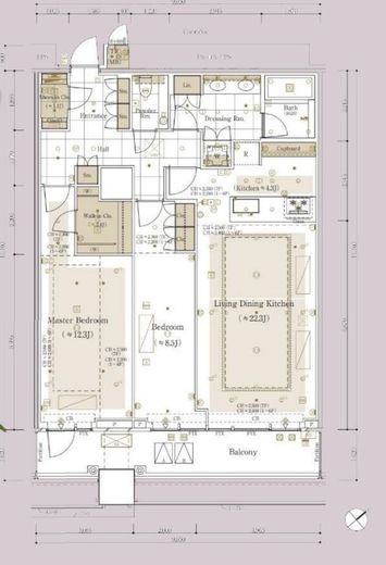 三田ガーデンヒルズ WEST HILL　714号室　間取り