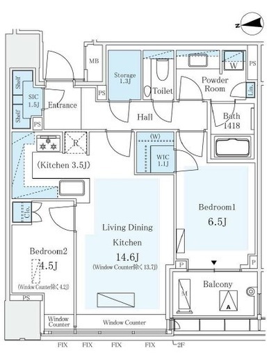 パークコートザ・三番町ハウス　902号室　間取り