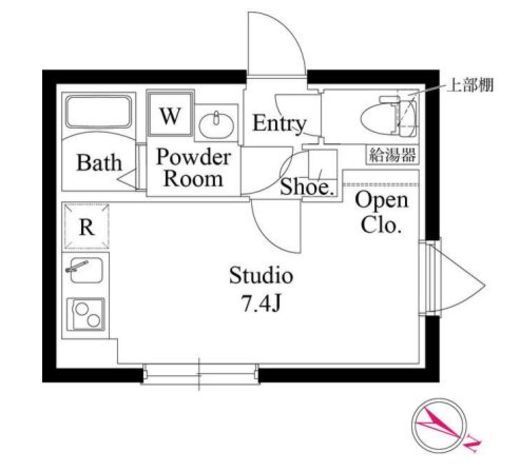 ルリアン西新宿　302号室　間取り