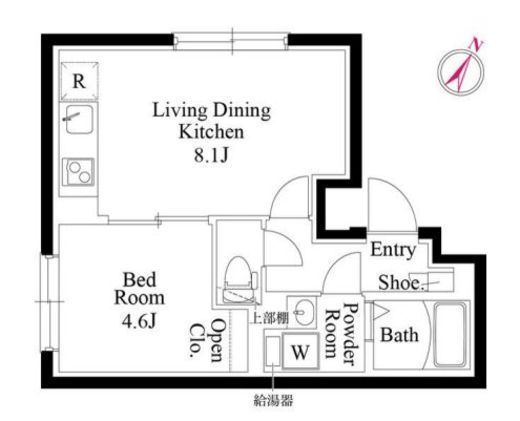 ルリアン西新宿　401号室　間取り