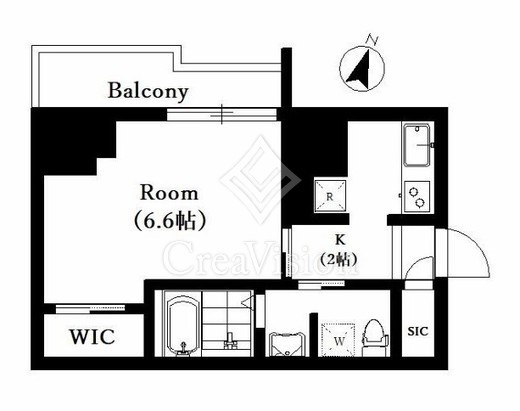 animo udagawa　901号室　間取り