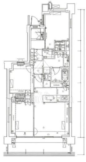 パークシティ高田馬場　1F5号室　間取り
