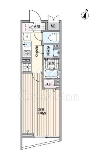 エルファーロ南麻布　B003号室　間取り