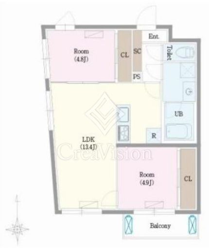 Grand Peak Waseda　401号室　間取り