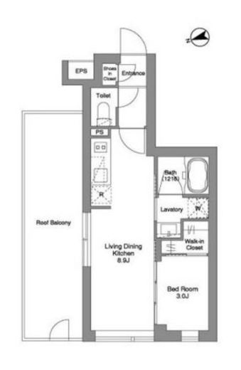 ORME COURT YOTSUYA　402号室　間取り