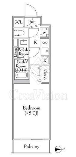 レクシード目白　104号室　間取り