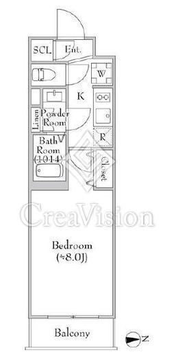 MEJIRO RESIDENCE　108号室　間取り