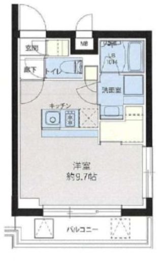 レクシード目白　114号室　間取り