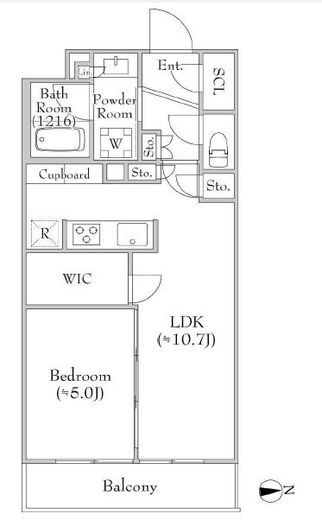 レクシード目白　203号室　間取り