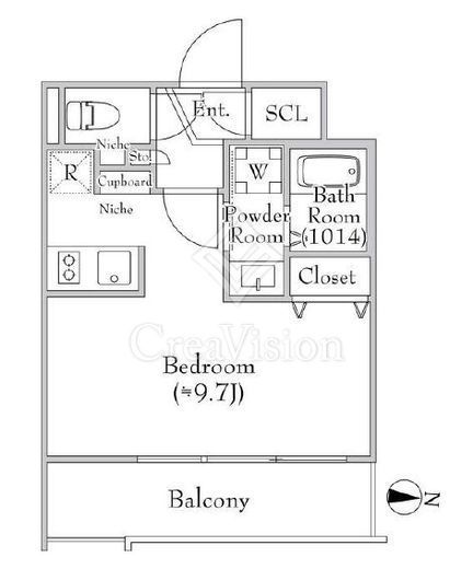 レクシード目白　212号室　間取り