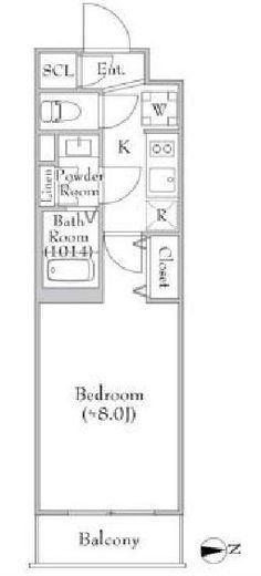 レクシード目白　305号室　間取り