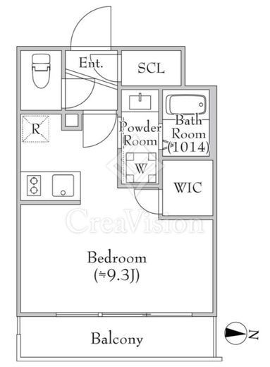 MEJIRO RESIDENCE　414号室　間取り