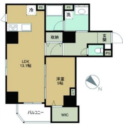 Axia Court (アクシアコート)　302号室　間取り