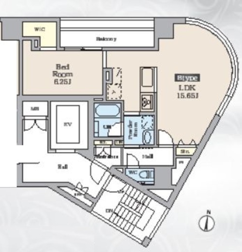 ルミエール三番町　202号室　間取り
