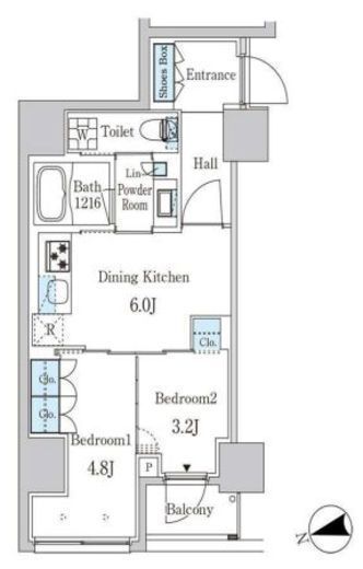 ザ・ライオンズフォーシア外神田　901号室　間取り