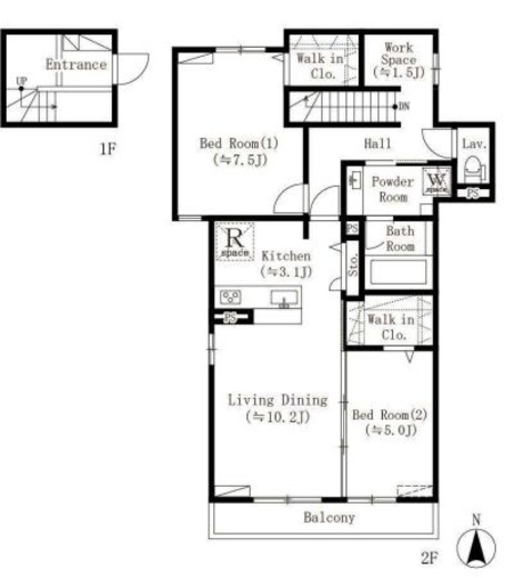 ParkBear四谷三丁目　203号室　間取り
