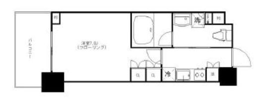 グランスイート麻布六本木　602号室　間取り