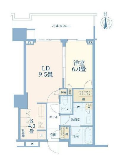 HARUMI FLAG PARK VILLAGE T棟 (晴海フラッグ パークヴィレッジ T棟)　1816号室　間取り