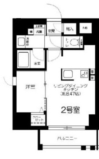 GRANSITE千代田水道橋 (グランジット千代田水道橋)　402号室　間取り