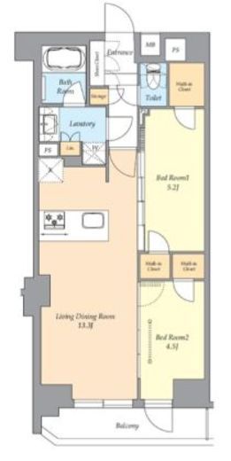 AIFLAT渋谷西原 (アイフラット渋谷西原)　206号室　間取り