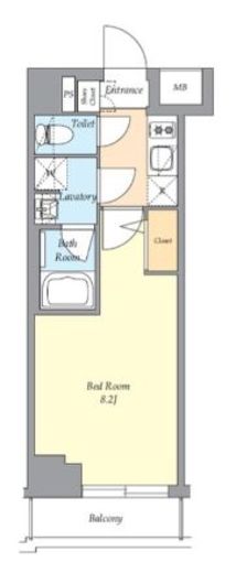 AIFLAT渋谷西原 (アイフラット渋谷西原)　303号室　間取り