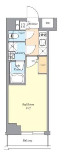 AIFLAT渋谷西原 (アイフラット渋谷西原)　402号室　間取り