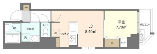 Reframe5 早稲田　204号室　間取り
