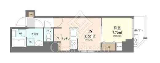 Reframe5 早稲田　503号室　間取り